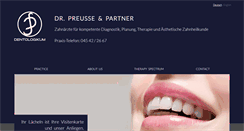 Desktop Screenshot of dr-preusse.de